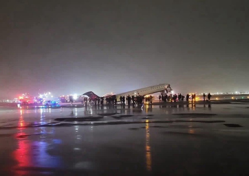 Hiện trường vụ va chạm. (Nguồn: FlightRadar24)