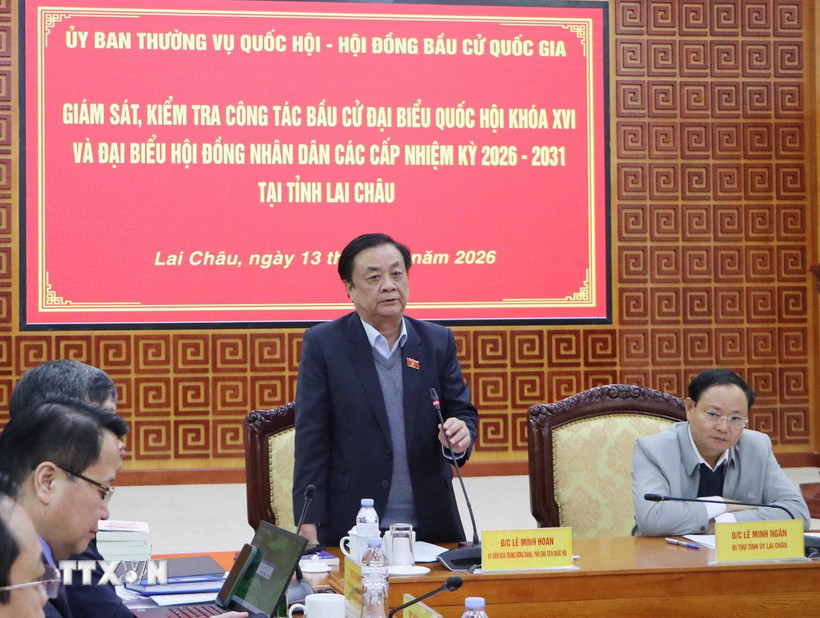 Phó Chủ tịch Quốc hội Lê Minh Hoan kết luận tại hội nghị. (Ảnh: Nguyễn Oanh/TTXVN)