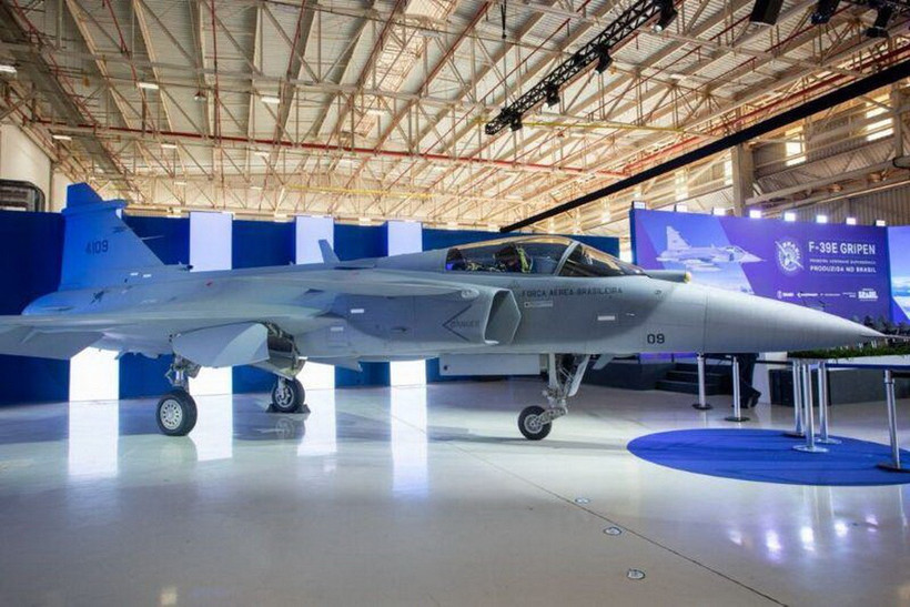 Máy bay tiêm kích F-39E Gripen. (Nguồn: Không quân Brazil)