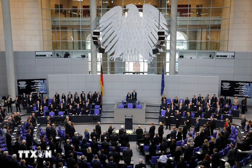 Toàn cảnh phiên họp Quốc hội Đức tại thủ đô Berlin. (Ảnh: THX/TTXVN)