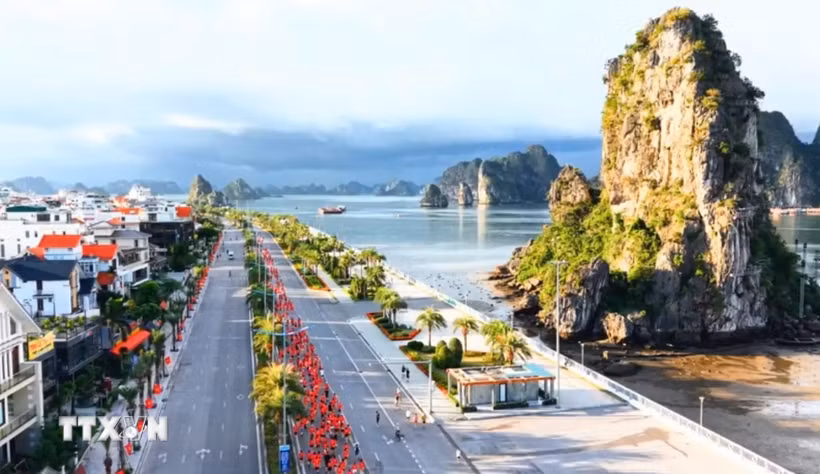 Một góc thành phố Hạ Long. (Ảnh: Thanh Vân/TTXVN)