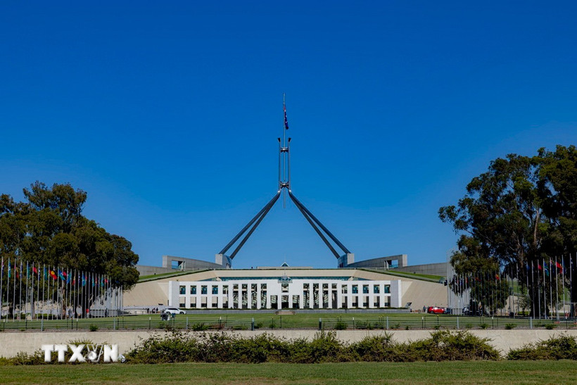 Trụ sở Quốc hội Australia ở Canberra. (Ảnh: THX/TTXVN)