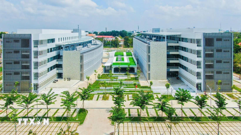 Khu phức hợp phòng thí nghiệm nghiên cứu của Đại học Cần Thơ. (Ảnh minh họa: Ánh Tuyết/TTXVN)