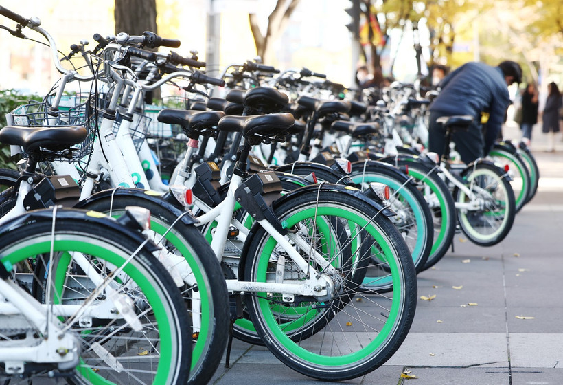 Dịch vụ xe đạp công cộng Seoul. (Nguồn: NEWS1)