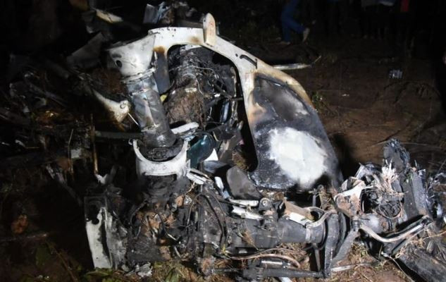 Hiện trường vụ rơi máy bay. (Nguồn: Daily Nation)