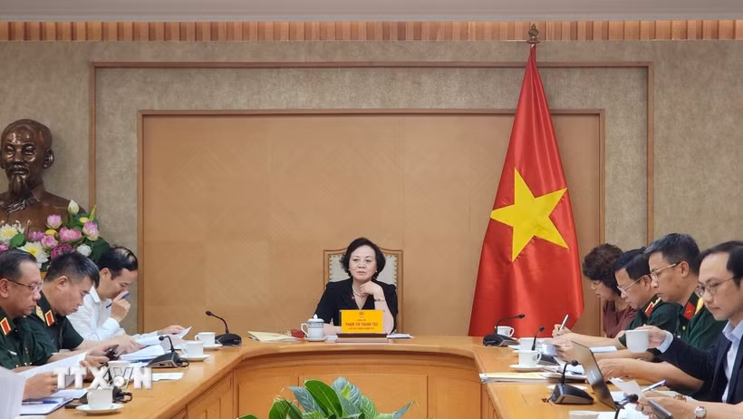 Quang cảnh cuộc họp. (Ảnh: Chu Thanh Vân/TTXVN)