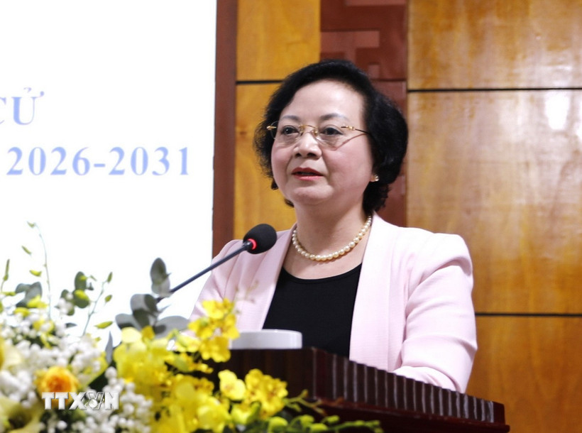 Bí thư Trung ương Đảng, Phó Thủ tướng Chính phủ Phạm Thị Thanh Trà. (Ảnh: Tuấn Anh/TTXVN)