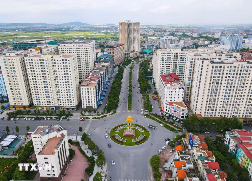 Một góc phường Võ Cường, tỉnh Bắc Ninh. (Ảnh: Thanh Thương/TTXVN)