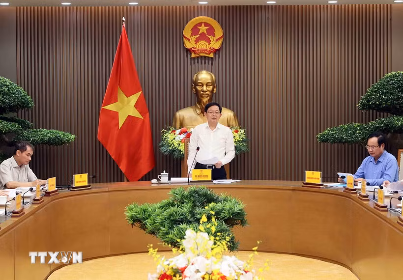 Phó Thủ tướng Hồ Quốc Dũng phát biểu. (Ảnh: An Đăng/TTXVN)