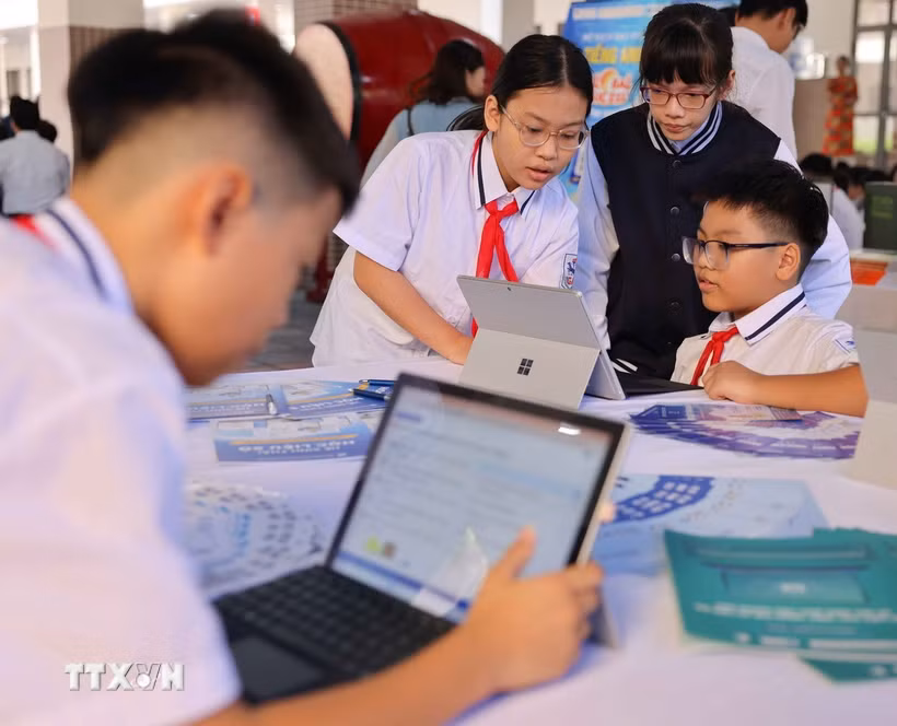 Hà Nội dự kiến phát triển thêm 37 trường chất lượng cao. (Ảnh: Thanh Tùng/TTXVN)