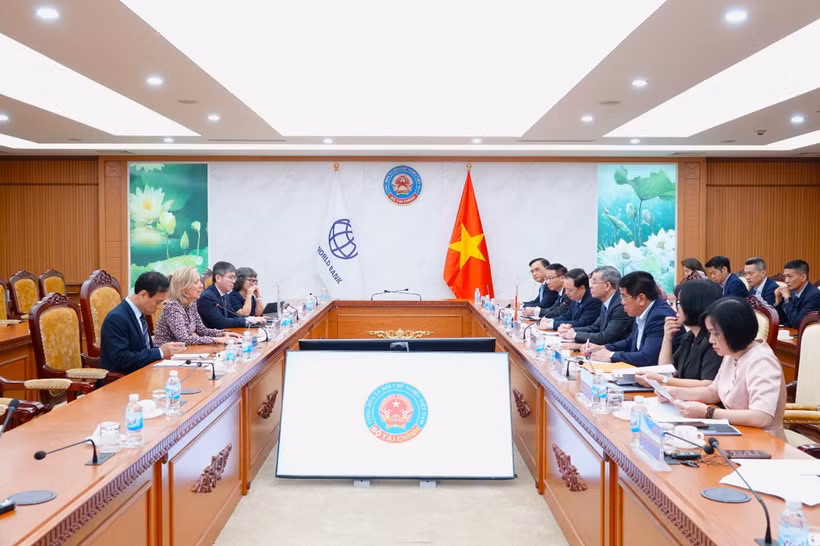 Quang cảnh buổi làm việc. (Nguồn: Cổng thông tin điện tử Bộ Tài chính)