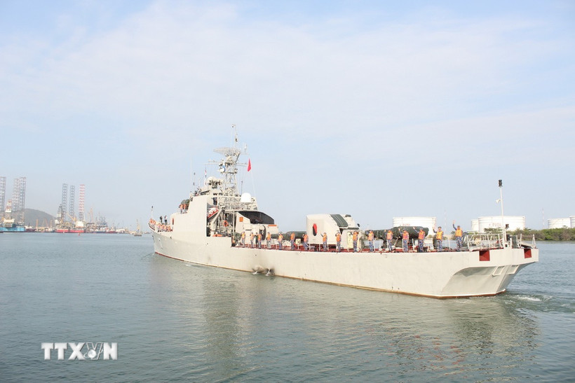 Tàu 17 Hải quân Việt Nam. (Ảnh: Huỳnh Sơn/TTXVN)