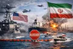 Hai tàu từ cảng Iran vượt Eo biển Hormuz bất chấp lệnh phong tỏa của Mỹ 