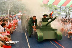 Trường học Thủ đô tưng bừng các hoạt động mừng 50 năm giải phóng miền Nam