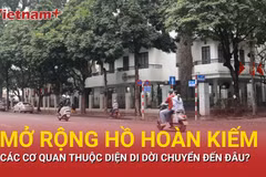 Chi tiết phương án sắp xếp cơ quan trong diện di dời khỏi không gian Hồ Gươm