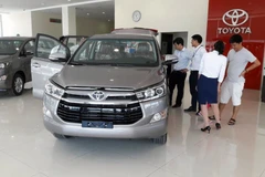 Doanh số thị trường ôtô tại Việt Nam đang cho thấy dấu hiệu đi ngang trong thời gian này. (Ảnh minh họa: PV/Vietnam+)