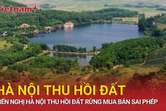 Hà Nội xử vụ sai phạm đất rừng phòng hộ, đề nghị thu hồi diện tích vi phạm 