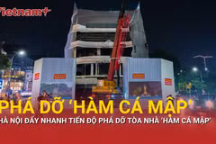 Hà Nội đẩy nhanh tiến độ phá dỡ tòa nhà 'Hàm cá mập'