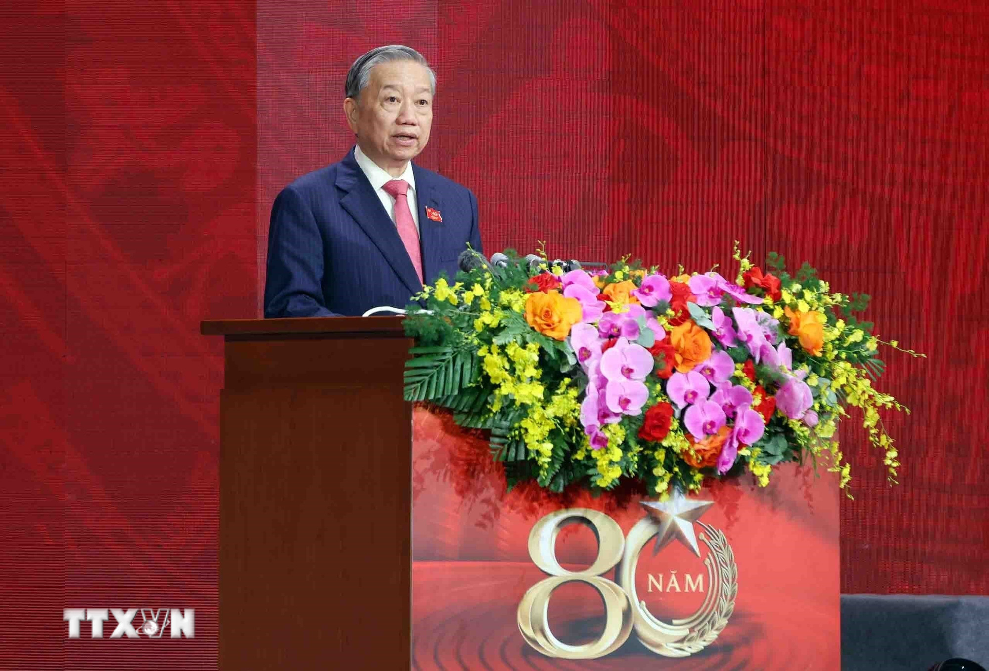 Tổng Bí thư Tô Lâm phát biểu. (Ảnh: Phạm Kiên/TTXVN)