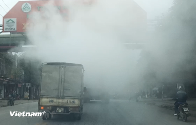 Ô nhiễm không khí. (Ảnh: Hùng Võ/Vietnam+) vnp-vnponkk-tn.png