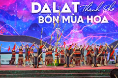 Lâm Đồng đã tổ chức nhiều chương trình, hoạt động văn hoá, văn nghệ trong dịp Tết Nguyên đán 2025 nhằm thu hút du khách tới với địa phương. (Nguồn: Tỉnh Lâm Đồng)