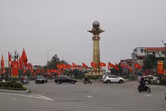 Một góc phường Phố Hiến, tỉnh Hưng Yên. (Ảnh: Thu Hoài/TTXVN)