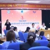 Tọa đàm “Hỗ trợ thanh niên khuyết tật khởi nghiệp, đổi mới sáng tạo” nhằm tìm giải pháp hỗ trợ thanh niên khuyết tật khởi nghiệp. (Ảnh: PV/Vietnam+)