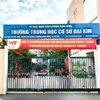 Trường Trung học cơ sở Đại Kim. (Ảnh: hanoimoi)