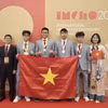 Cả 4 học sinh Việt Nam dự thi Kỳ thi Olympic Hóa học Quốc tế Mendeleev (IMChO) lần thứ 60 đều đoạt huy chương. (Ảnh: Vietnam+)