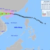 Hình ảnh đường đi của bão số 9. (Nguồn: nchmf.gov.vn)