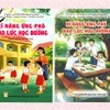 Bộ sách Kỹ năng ứng phó bạo lực học đường dành cho học sinh. (Ảnh: PV/Vietnam+)