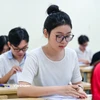 Thí sinh dự thi Tốt nghiệp Trung học phổ thông. (Ảnh: Minh Sơn/Vietnam+)