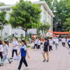 Thí sinh Hà Nội dự thi lớp 10. (Ảnh: Khánh Hòa/TTXVN)