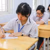 Thí sinh Hà Nội dự thi vào lớp 10 môn Ngữ văn. (Ảnh: TTXVN)