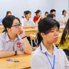Thí sinh dự thi vào lớp 10 tại Hà Nội. (Ảnh: TTXVN)