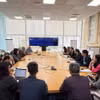 Nhà xuất bản Giáo dục Việt Nam làm việc với Nhà xuất bản Đại học Oxford. (Ảnh: Vietnam+)
