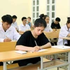 Thí sinh dự thi Tốt nghiệp trung học phổ thông. (Ảnh: TTXVN)