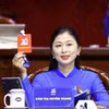 Đại biểu tham dự Đại hội Đoàn toàn quốc lần thứ XIII. (Ảnh: PV/Vietnam+)