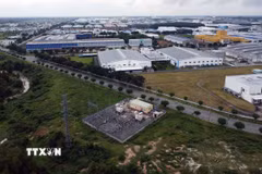 Một khu công nghiệp ở tỉnh Bình Dương. (Ảnh: Huy Hùng/TTXVN)