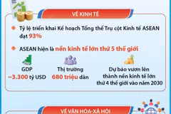 Một số kết quả hợp tác trên các lĩnh vực của Hiệp hội các quốc gia Đông Nam Á