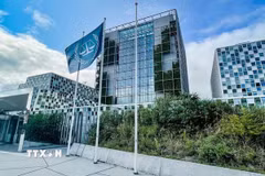 Trụ sở Tòa án Hình sự Quốc tế (ICC) tại La Haye (Hà Lan). (Ảnh: IRNA/TTXVN)