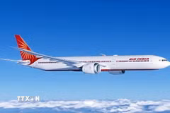 Một máy bay của hãng hàng không Air India. (Ảnh: ANI/TTXVN)