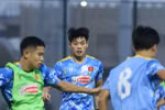 Đội tuyển U23 Việt Nam có buổi tập đầu tiên tại Saudi Arabia, chuẩn bị cho Vòng chung kết U23 châu Á 2026. (Ảnh: VFF)