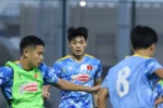 Đội tuyển U23 Việt Nam có buổi tập đầu tiên tại Saudi Arabia, chuẩn bị cho Vòng chung kết U23 châu Á 2026. (Ảnh: VFF)