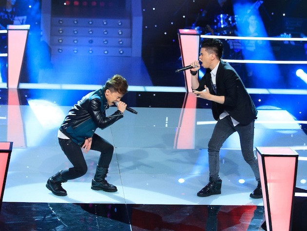 Đội Quốc Trung gây bão trên sàn đấu Giọng hát Việt ảnh 3