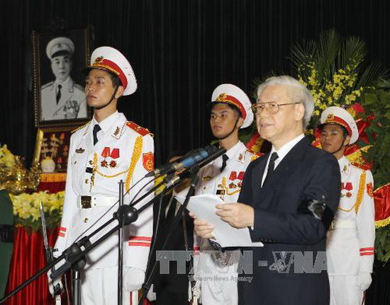 Toàn cảnh Lễ truy điệu Đại tướng Võ Nguyên Giáp ảnh 1