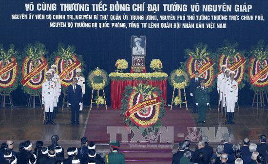 Toàn cảnh Lễ truy điệu Đại tướng Võ Nguyên Giáp ảnh 2