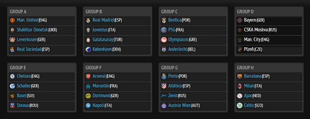 Champions League: Phản ứng của bảng đấu khó khăn ảnh 1 Champions League: Phản ứng của bảng đấu khó khăn ảnh 1