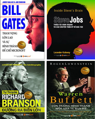 Ra mắt bộ sách đặc biệt về 4 thiên tài kinh doanh ảnh 1