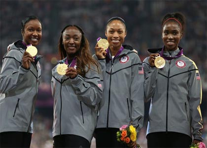 Điền kinh lập chiến tích, đoàn Mỹ bỏ xa Trung Quốc ảnh 1